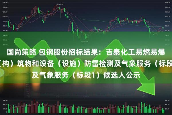 国尚策略 包钢股份招标结果:吉泰化工易燃易爆场所、工业建(构)筑物和设备(设施)防雷检测及气象服务(标段1)候选人公示